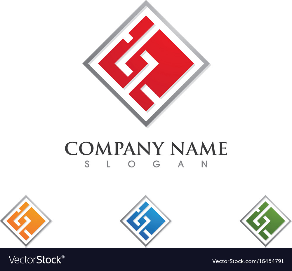 Business corporate abstract unity logo design