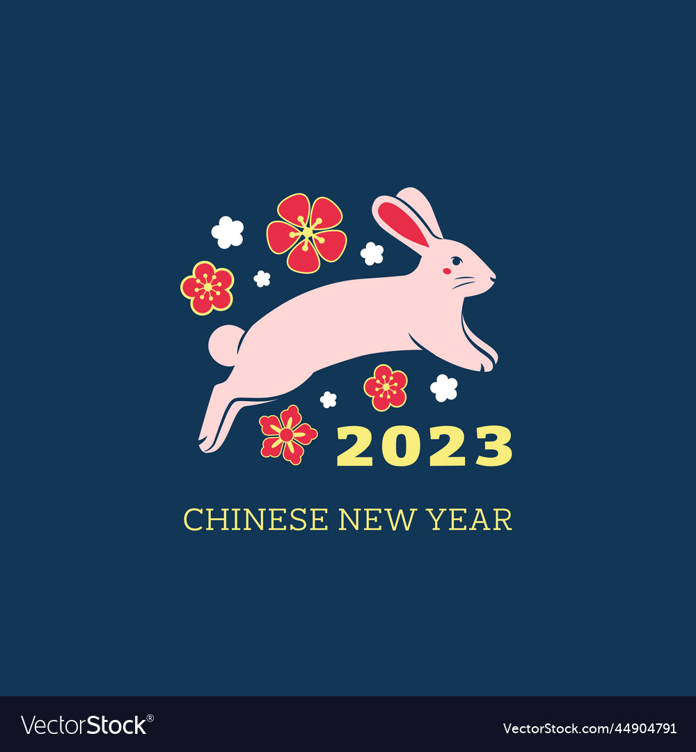 Chinese 2023 new year card design