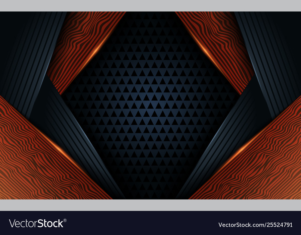 Dark black wood abstract background design Vector Image