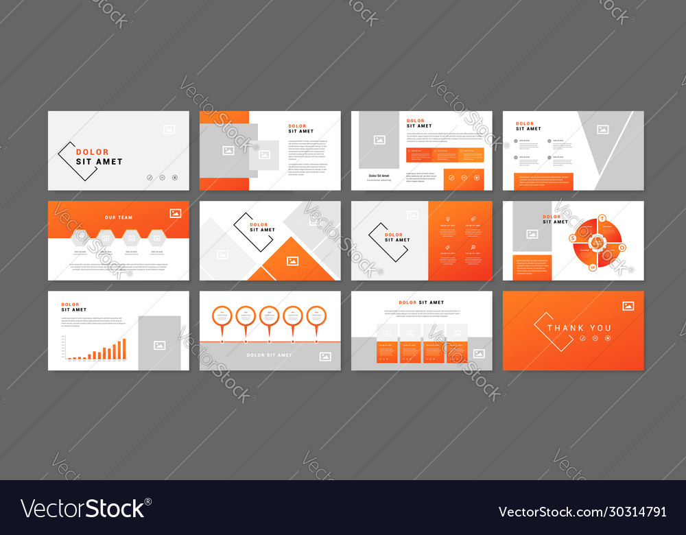 Minimal slides presentation background template