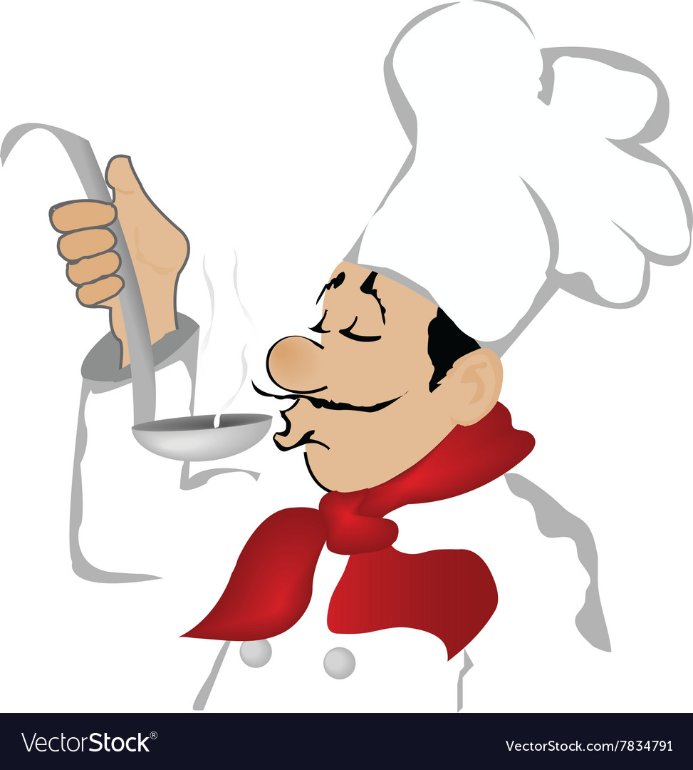 the-head-cook-royalty-free-vector-image-vectorstock