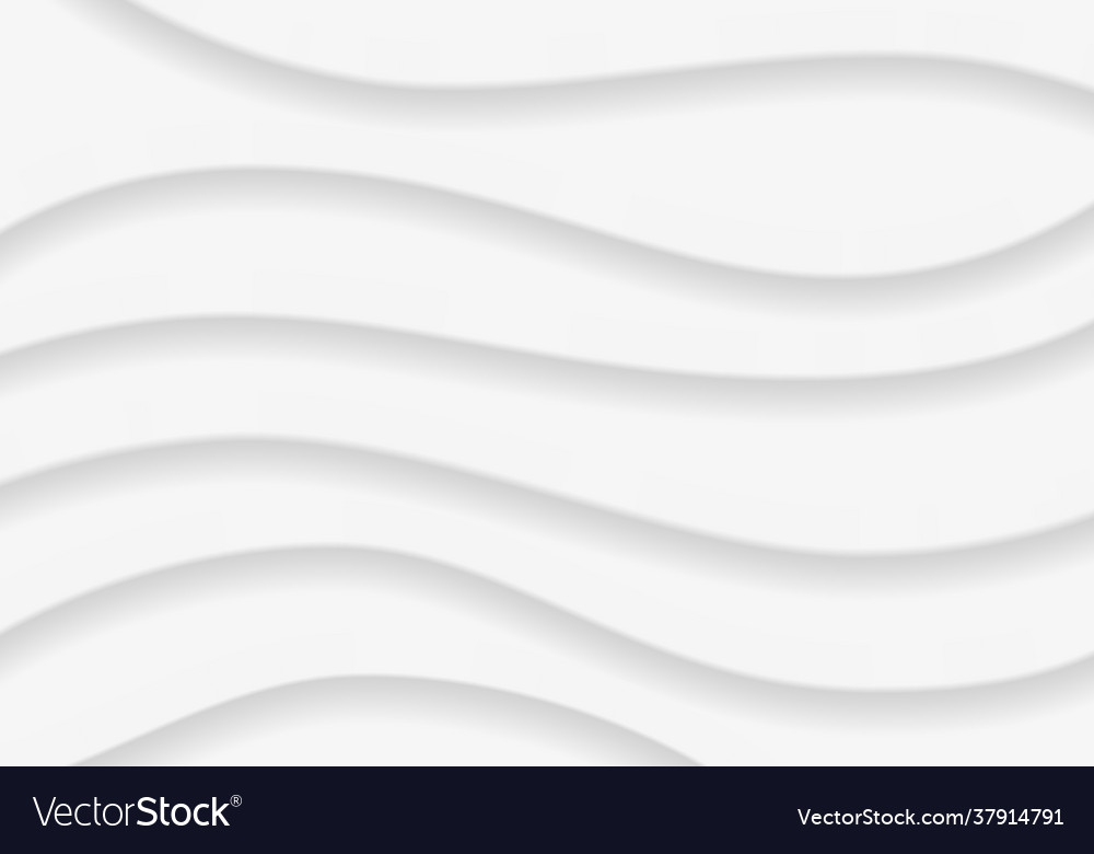 Wavy background gray abstract pattern design vector image Wavy background gray abstract pattern design