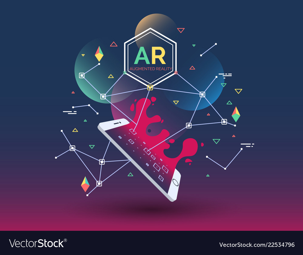 Abstract creative with augmented Royalty Free Vector Image