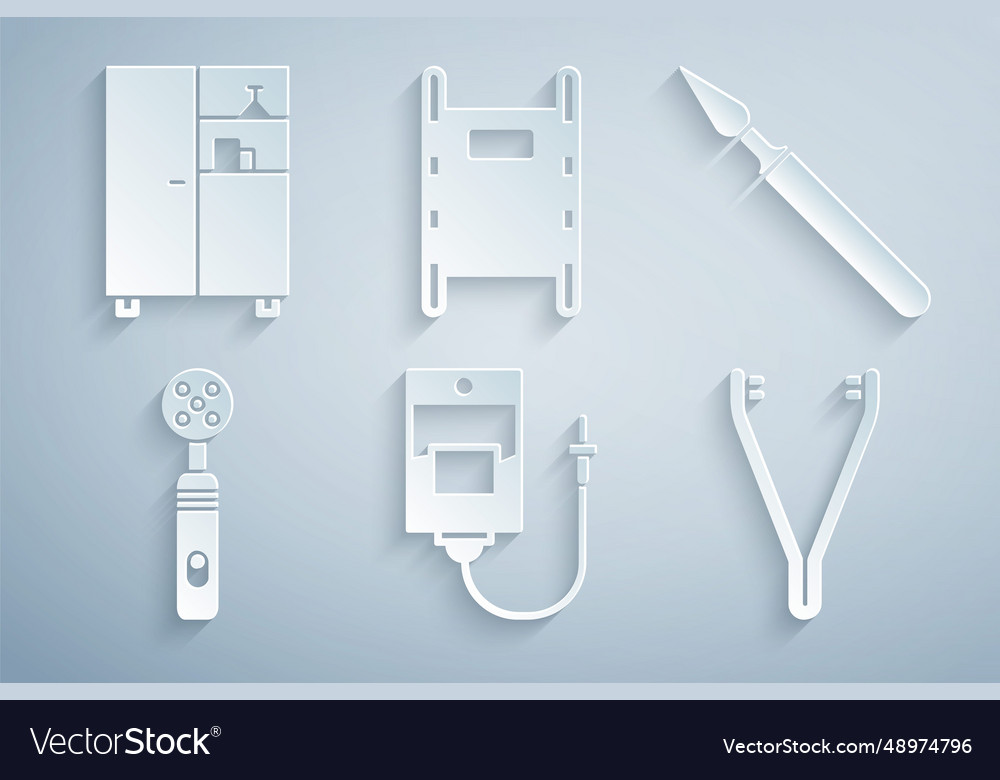 Set iv bag medical surgery scalpel electric