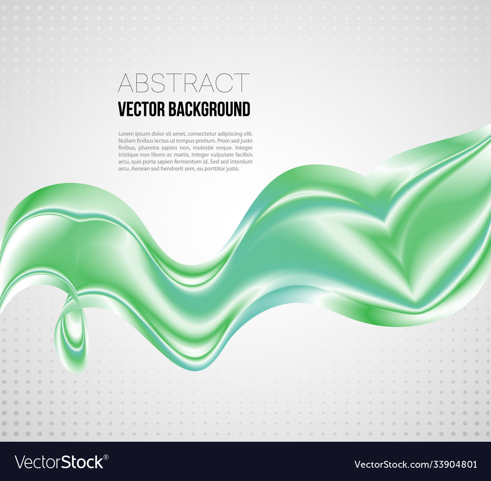 Abstract background color flow waved lines vector image Abstract background color flow waved lines