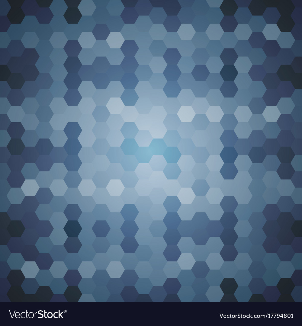 Abstract colorful background of hexagons