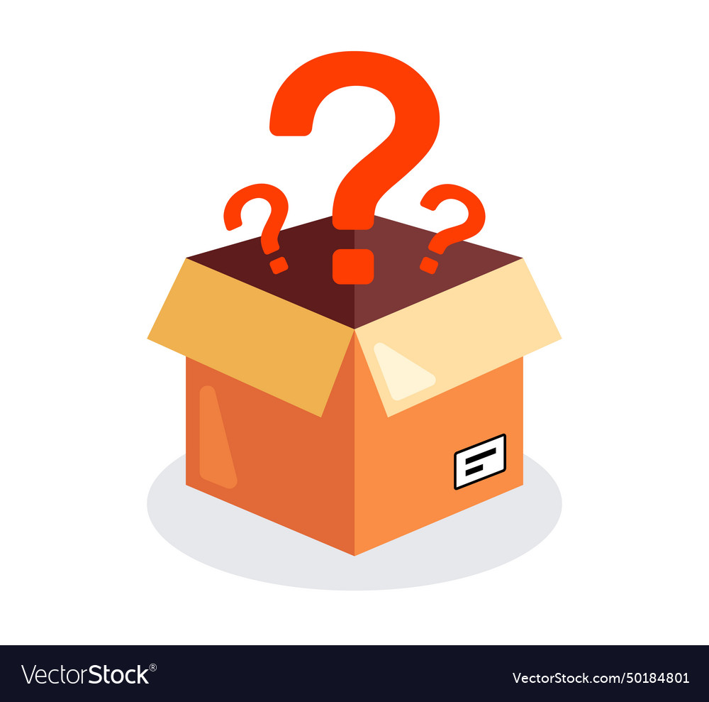 Box with a question mark