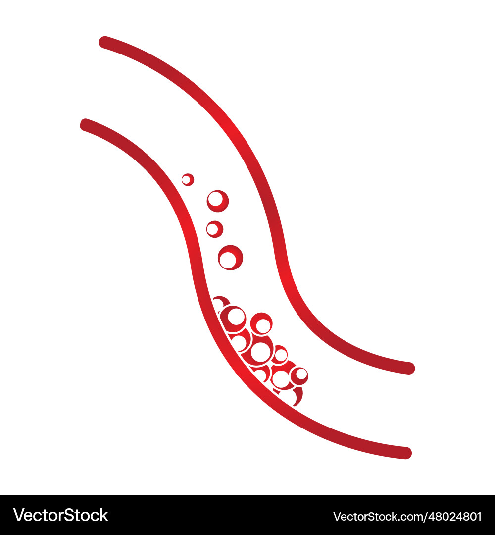 Cholesterol plaque Royalty Free Vector Image - VectorStock