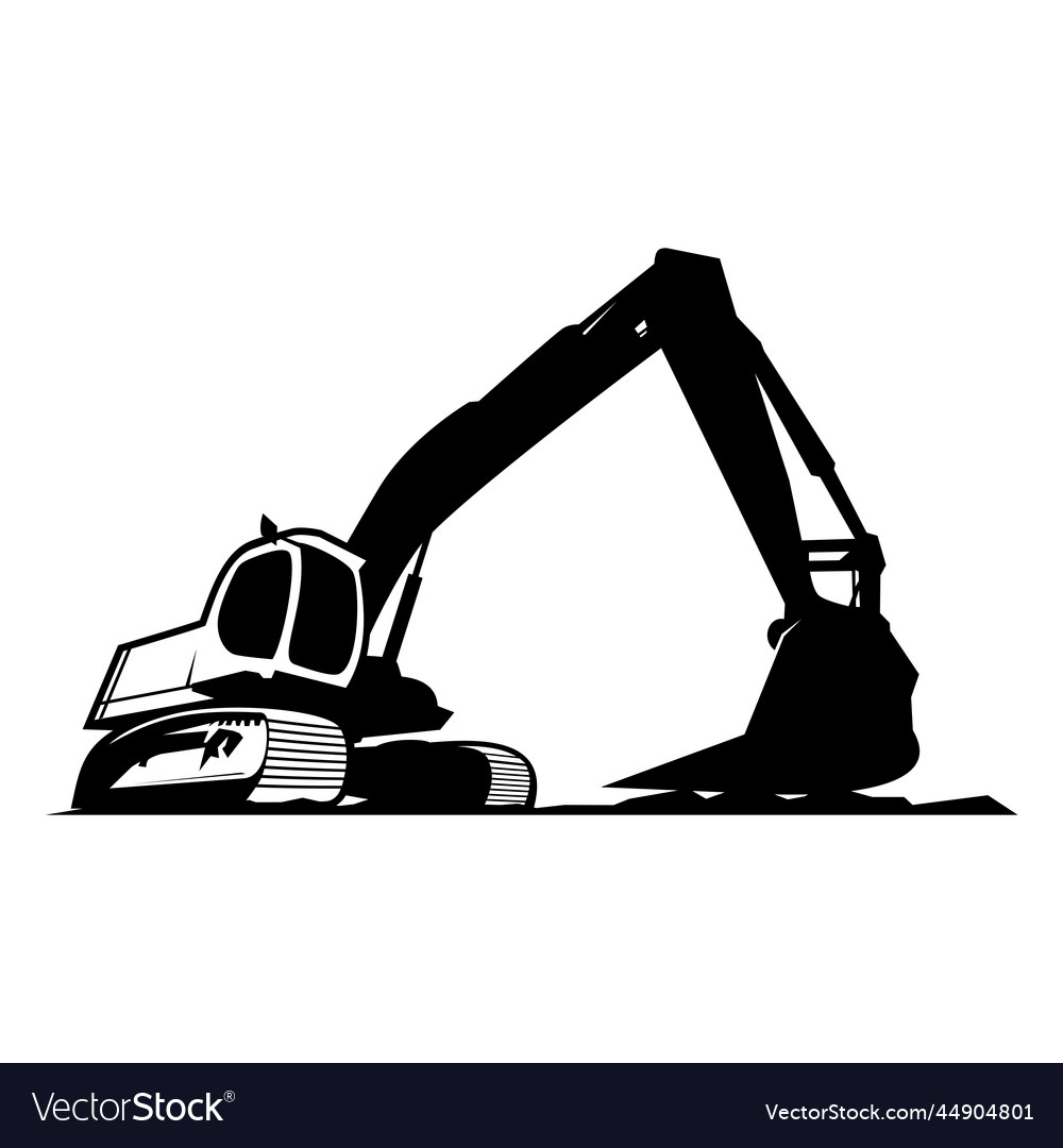 Excavators logo icon design vector image Excavators logo icon design