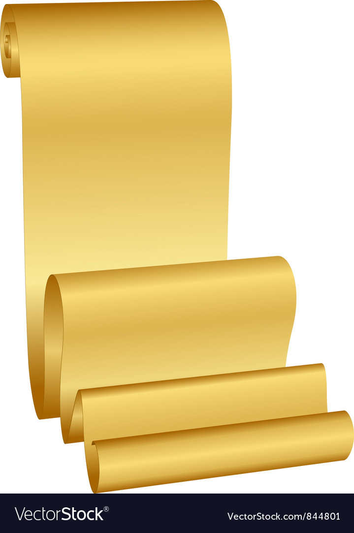 Gold Scroll Clip Art