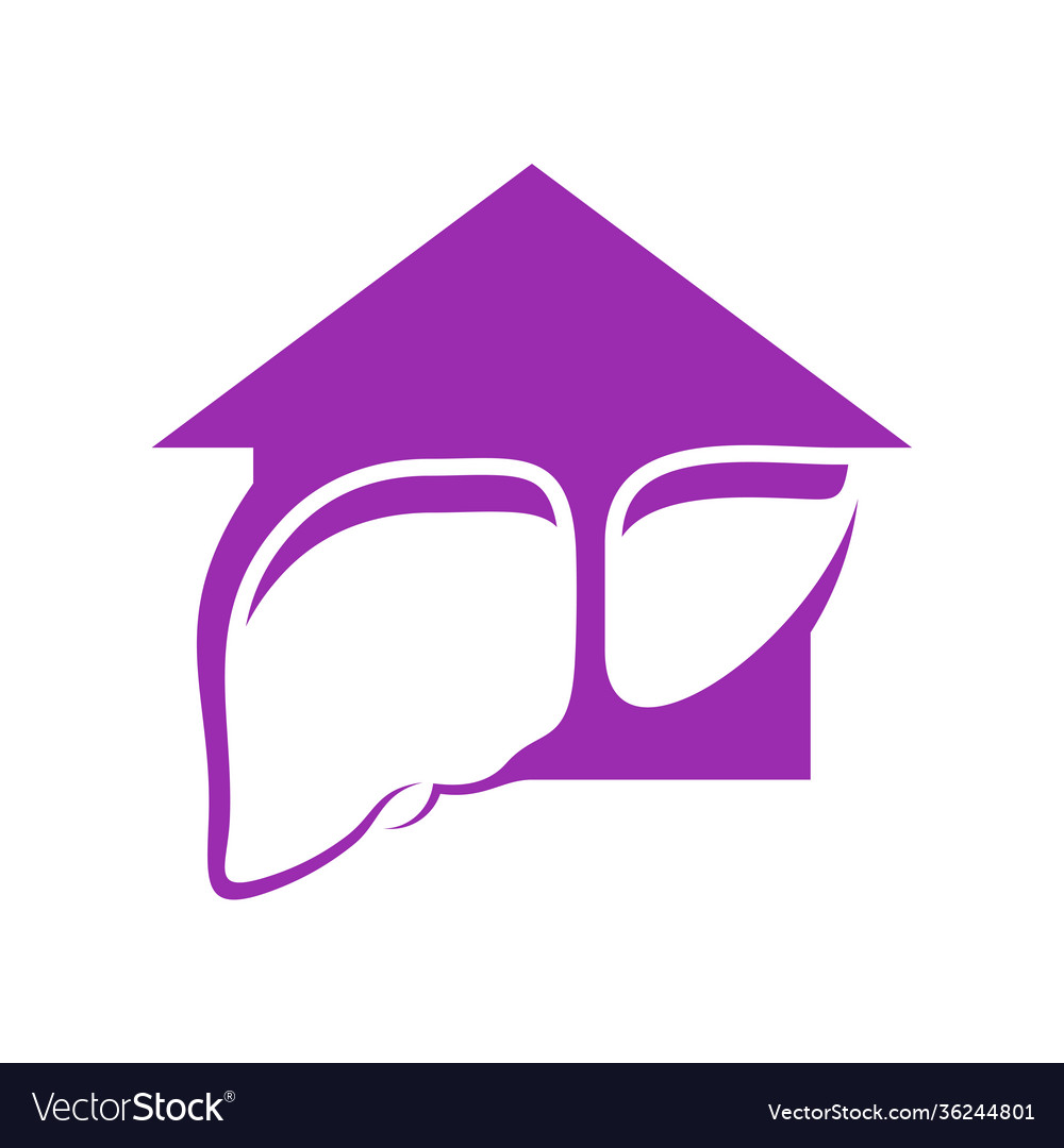 House liver logo template creative