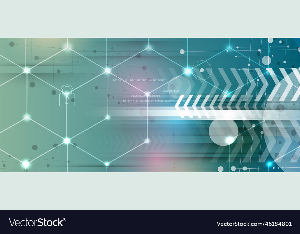 Neural network concept connected cells with links vector image Neural network concept connected cells with links