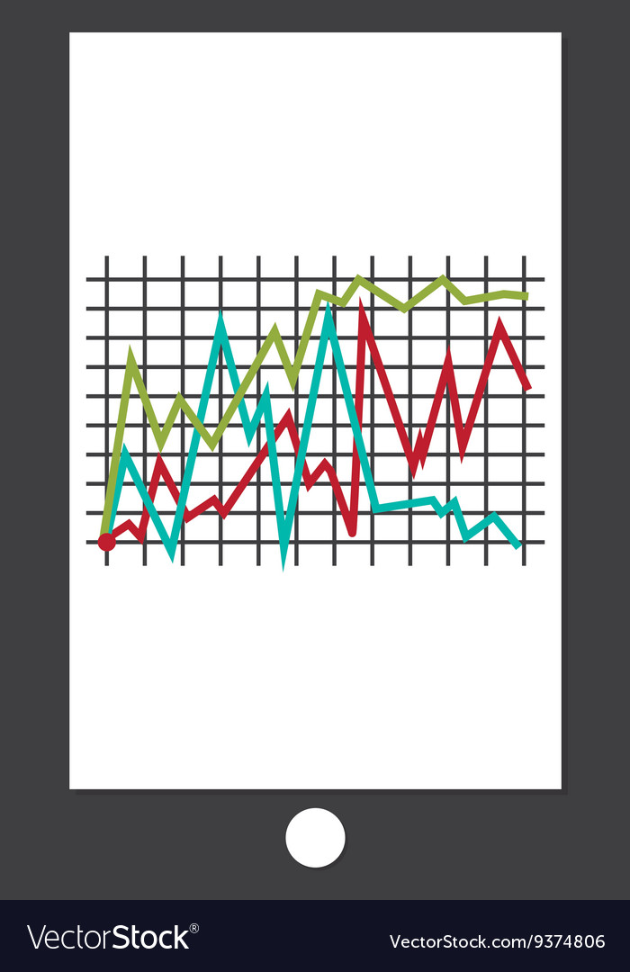 Cellphone with graph