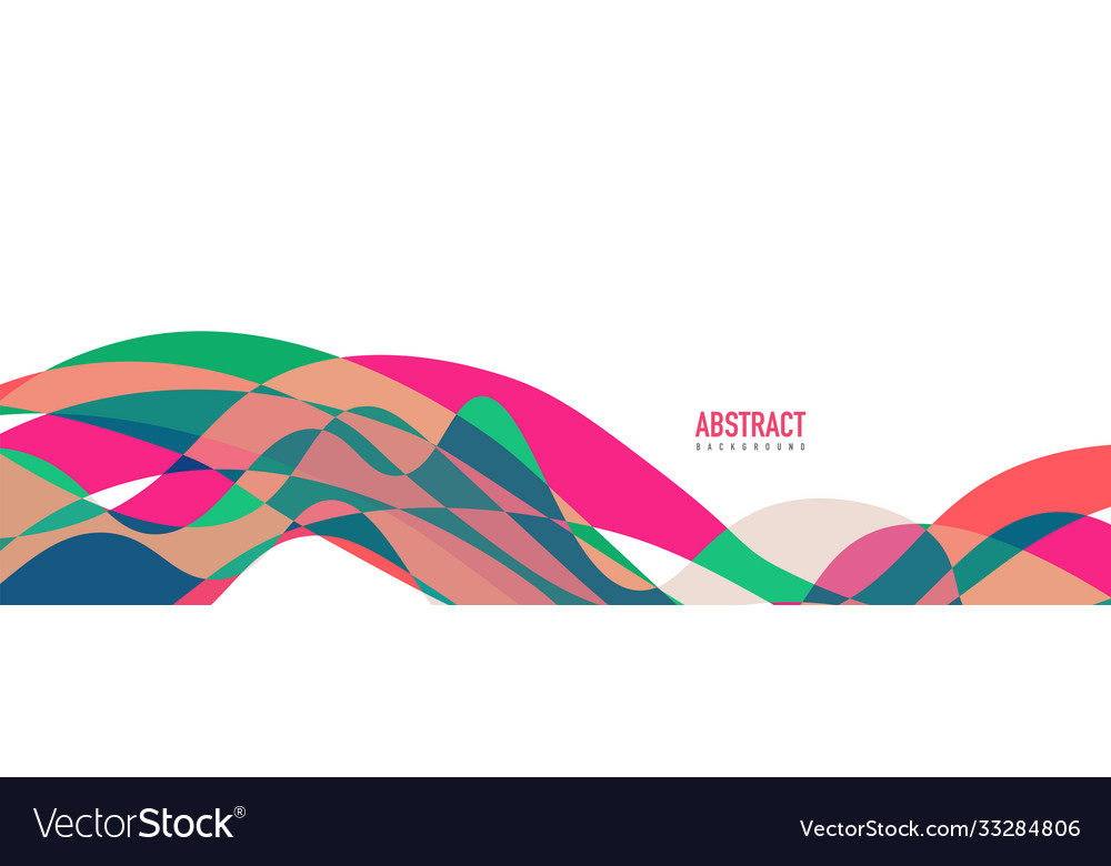 Fluid wave colorful abstract background dynamic vector image Fluid wave colorful abstract background dynamic