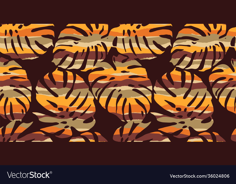 Tropical Leaf Pattern - Seamless