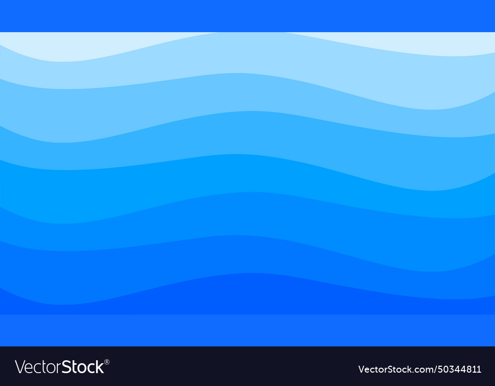 Elegant and dynamic blue wave fluid background