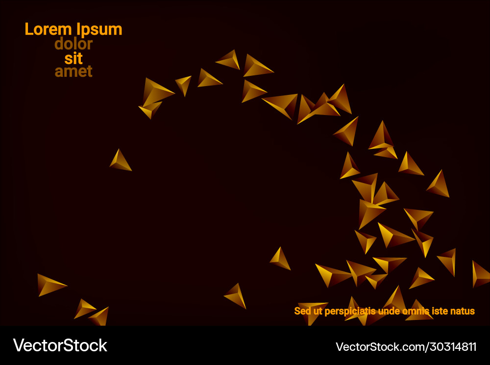 Triangular background Royalty Free Vector Image