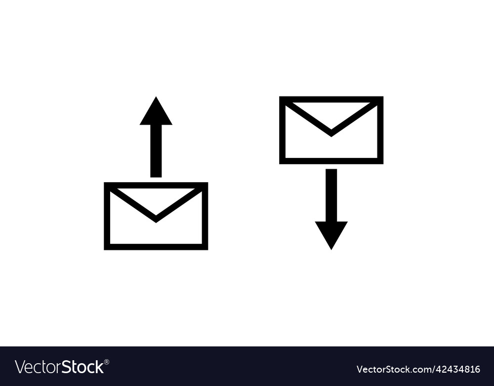 An icon for sending and receiving mail