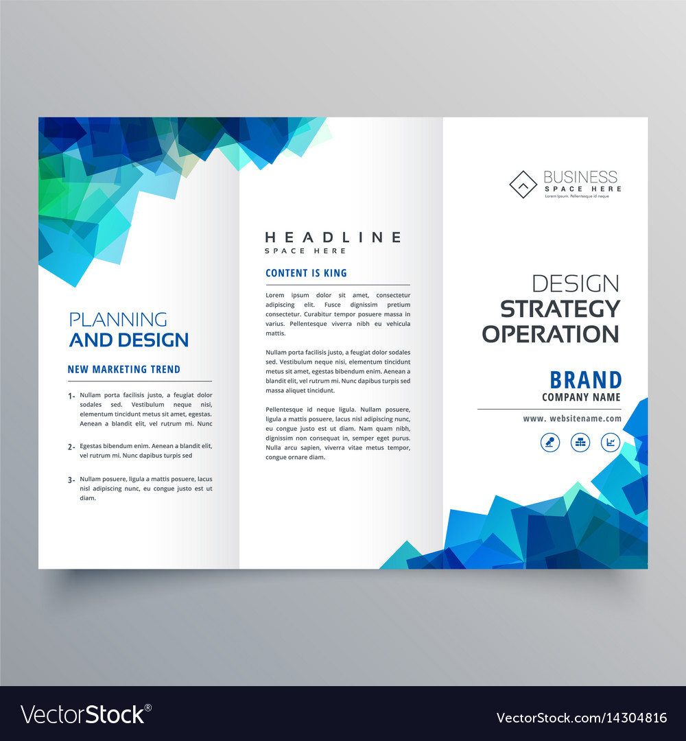 Foldable Pamphlet Template from cdn2.vectorstock.com