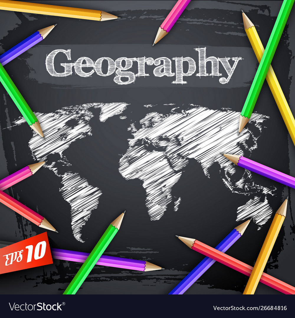 Education geographic background Royalty Free Vector Image