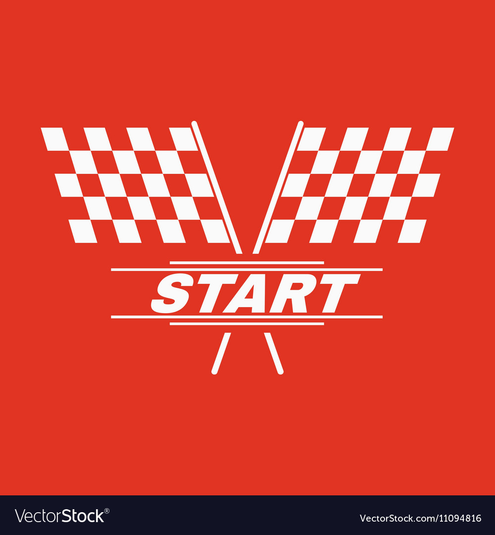 Start icon symbol flat