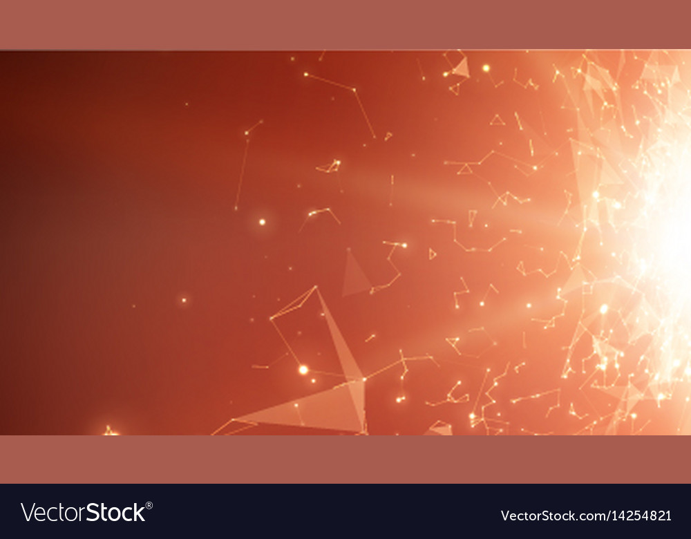 Abstract space red background