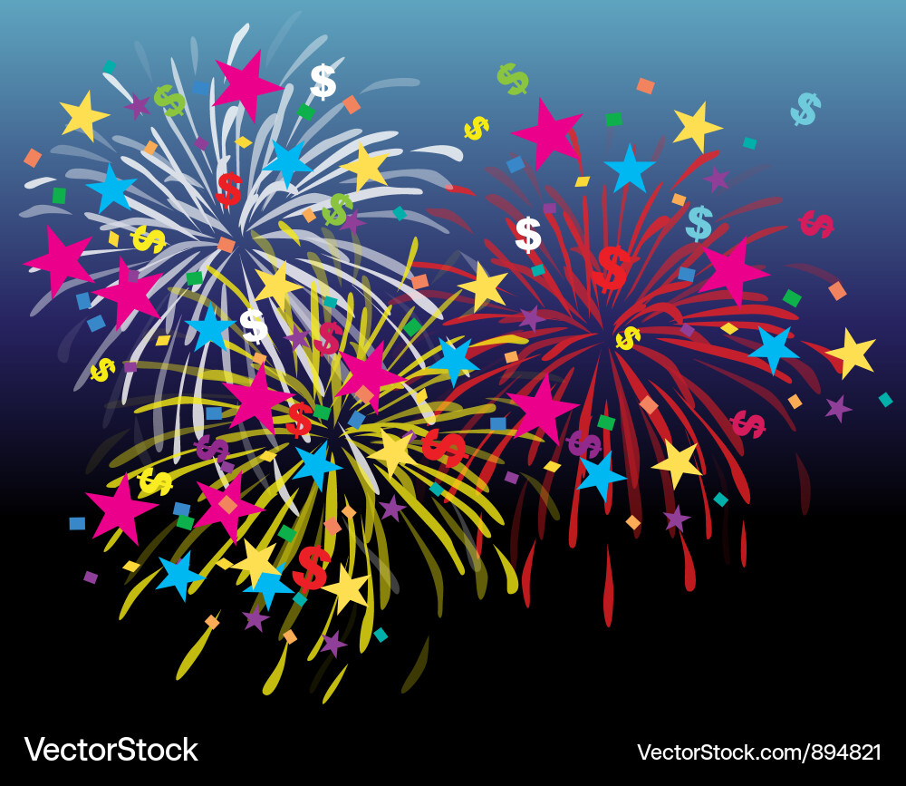 Fireworks Royalty Free Vector Image - VectorStock
