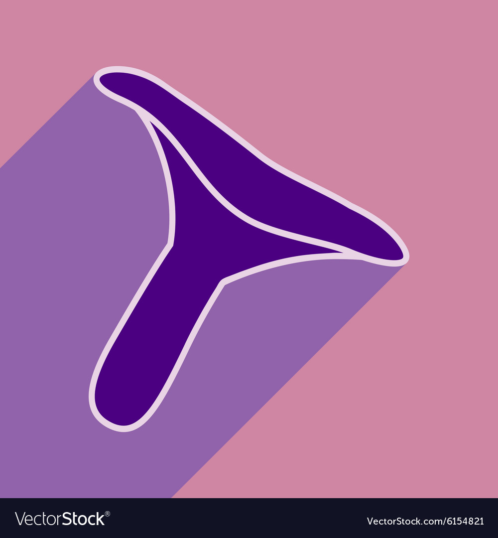Flat with shadow icon and mobile application