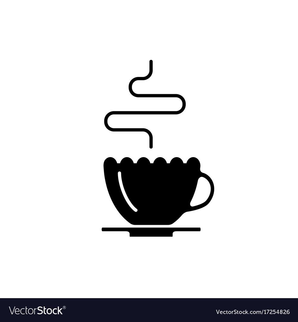 Hot coffee cup icon