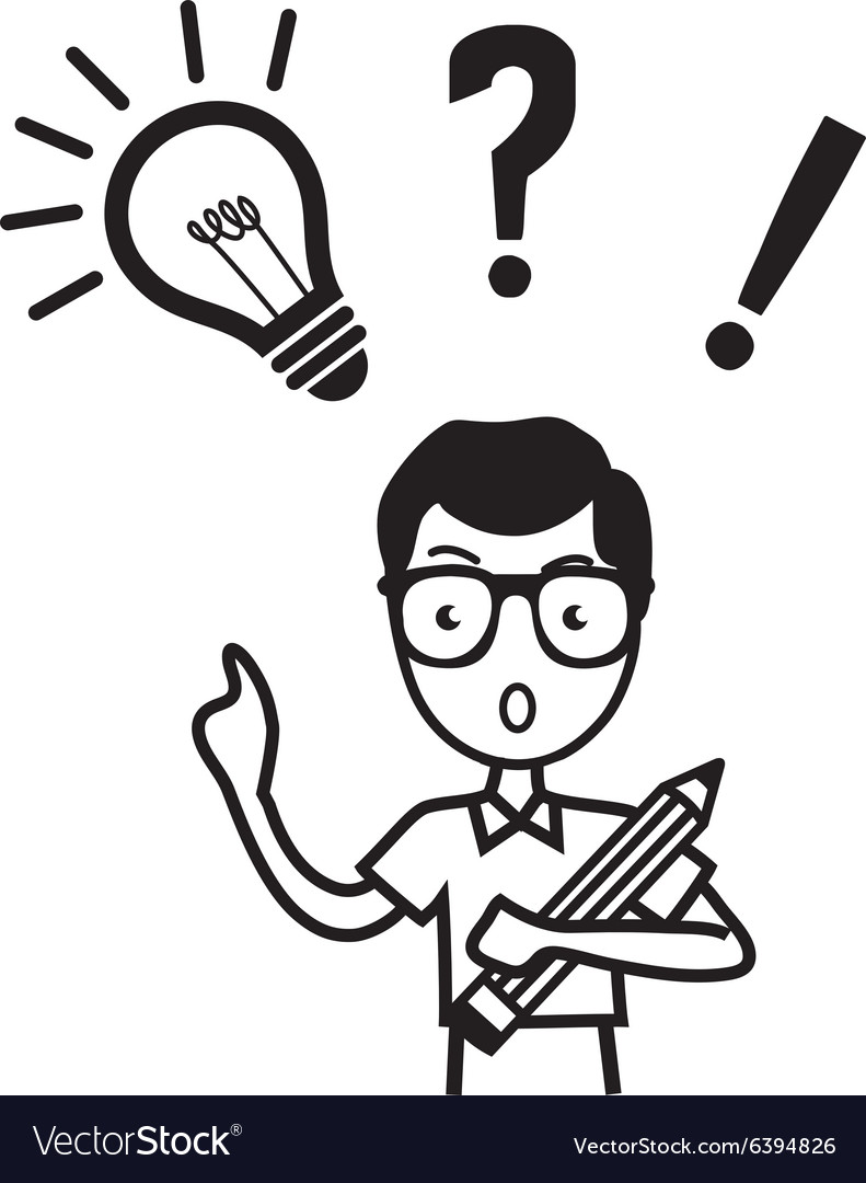 Problem solution mascot