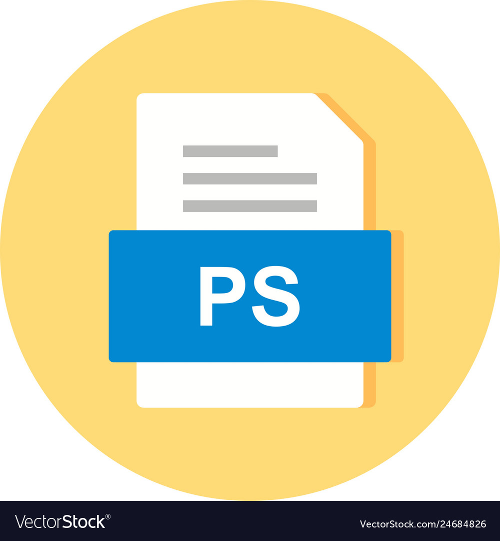 Ps file document icon