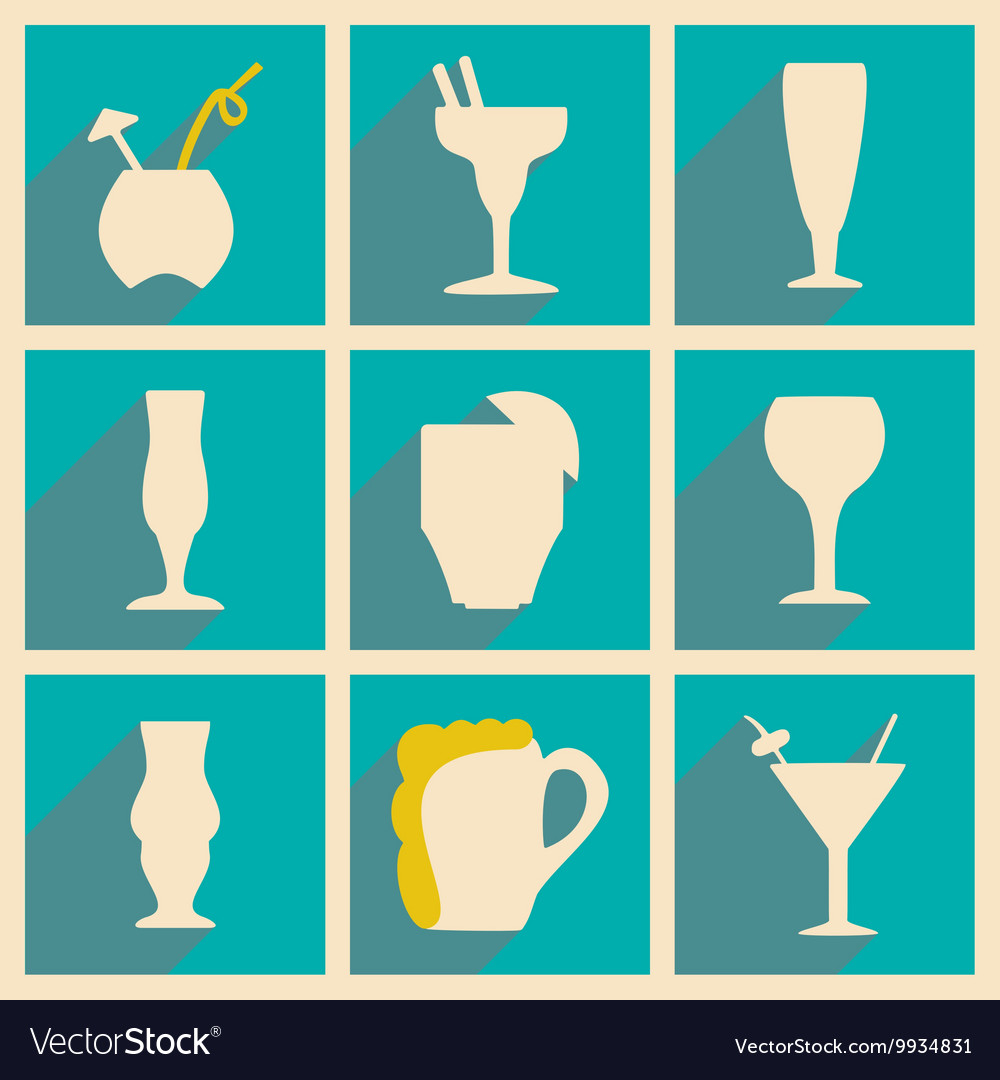 Flat with shadow concept and mobile application