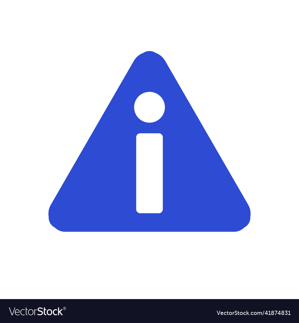 Triangular information sign of navigate and guide