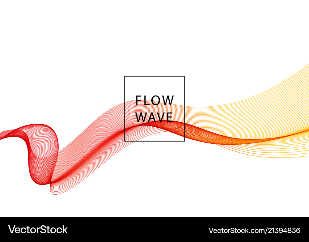 Abstract background red wavy Royalty Free Vector Image