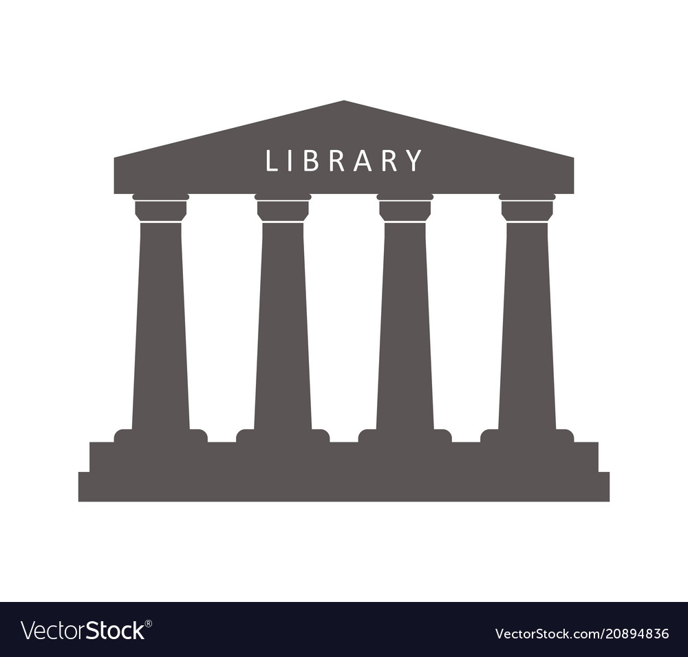 Download Library icon Royalty Free Vector Image - VectorStock