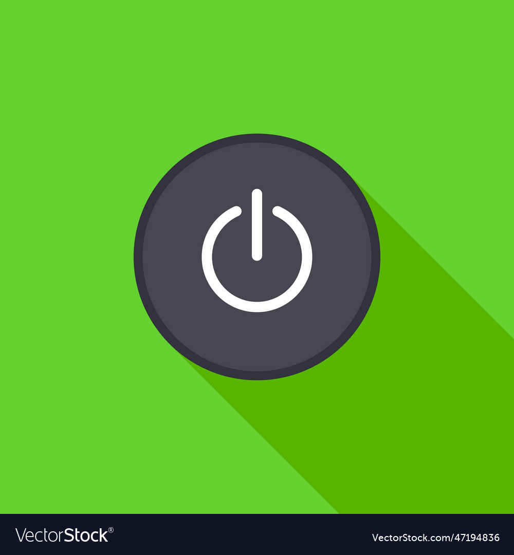 Power button front device panel icon