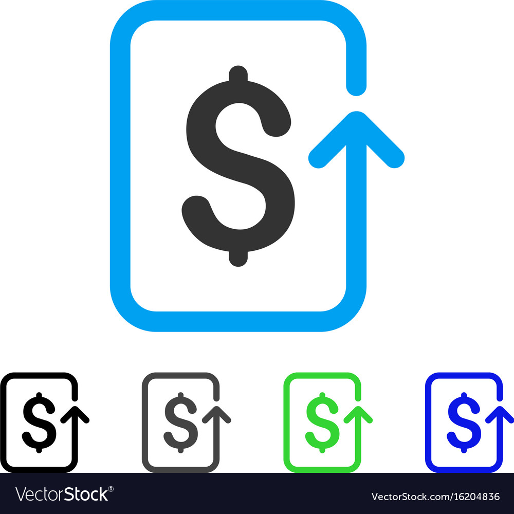 Reverse transaction flat icon