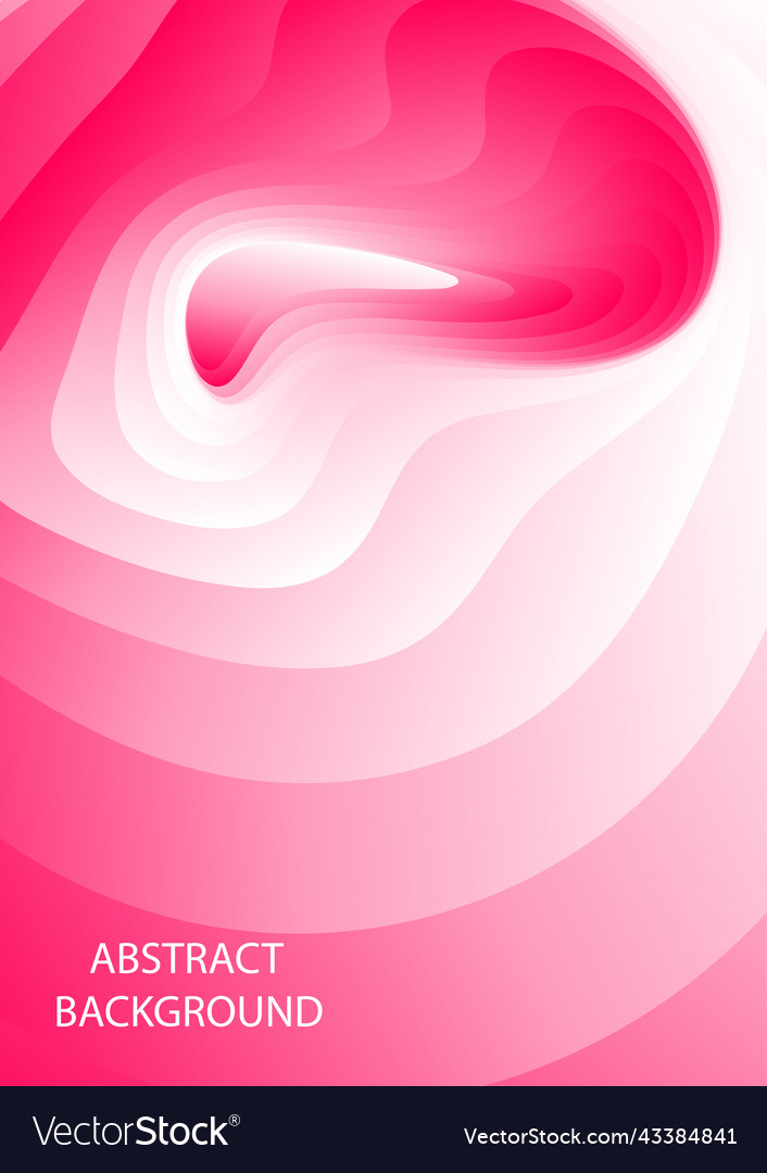 Abstract background pink and white line curve Vector Image