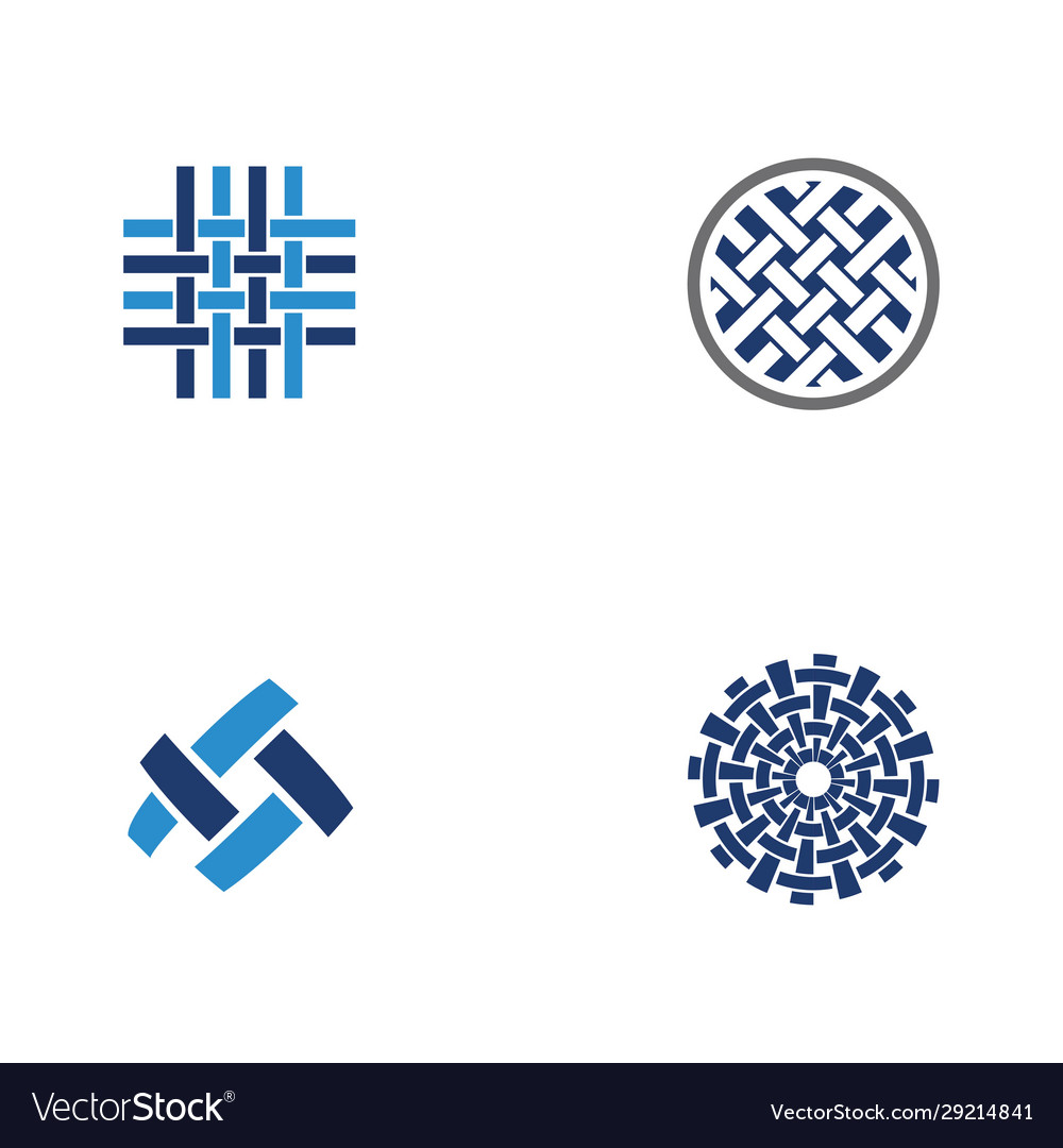 Fabric icon design template Royalty Free Vector Image