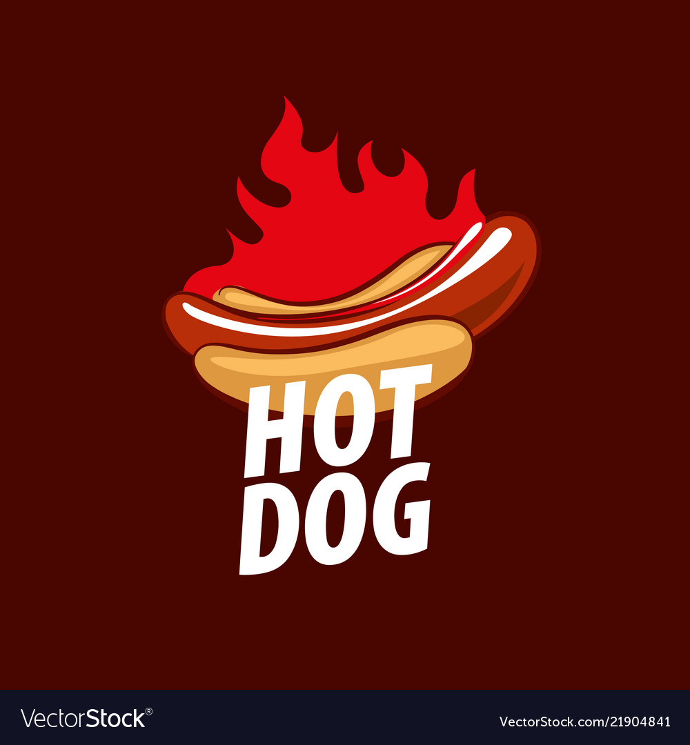 Logo hot dog Royalty Free Vector Image - VectorStock