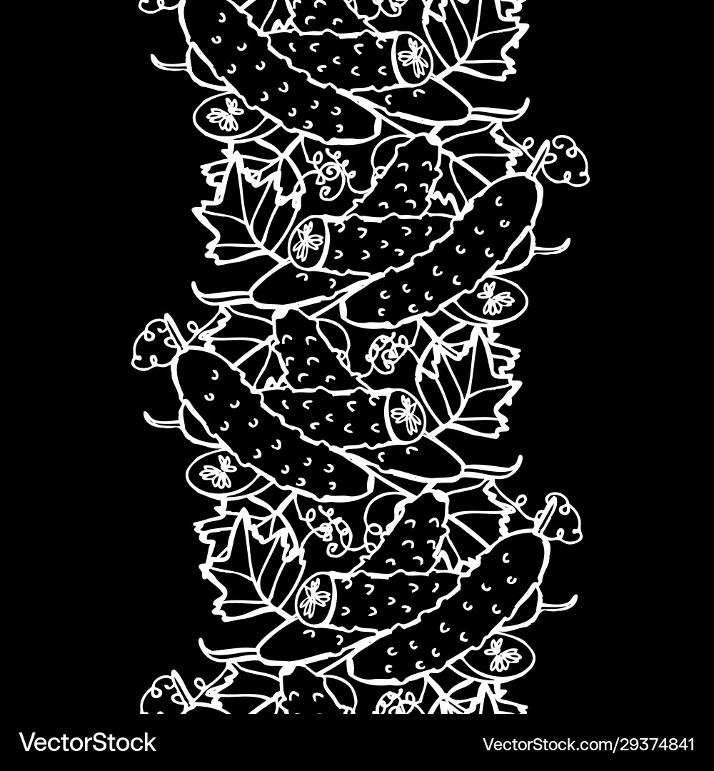 Vegetable seamless pattern Royalty Free Vector Image