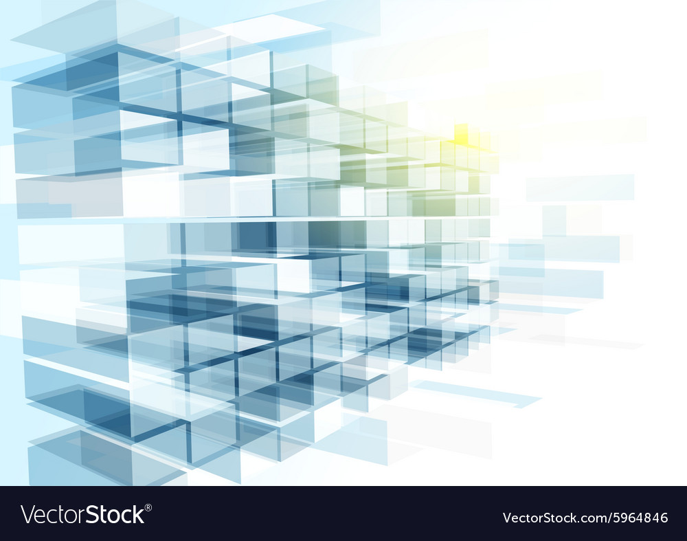 Abstract building from the lines Royalty Free Vector Image