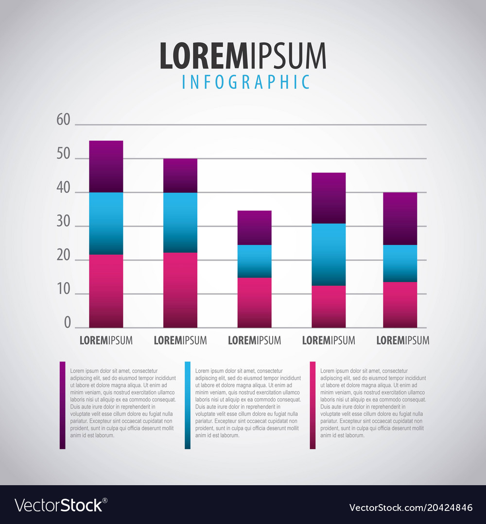 Infographics statistics diagram