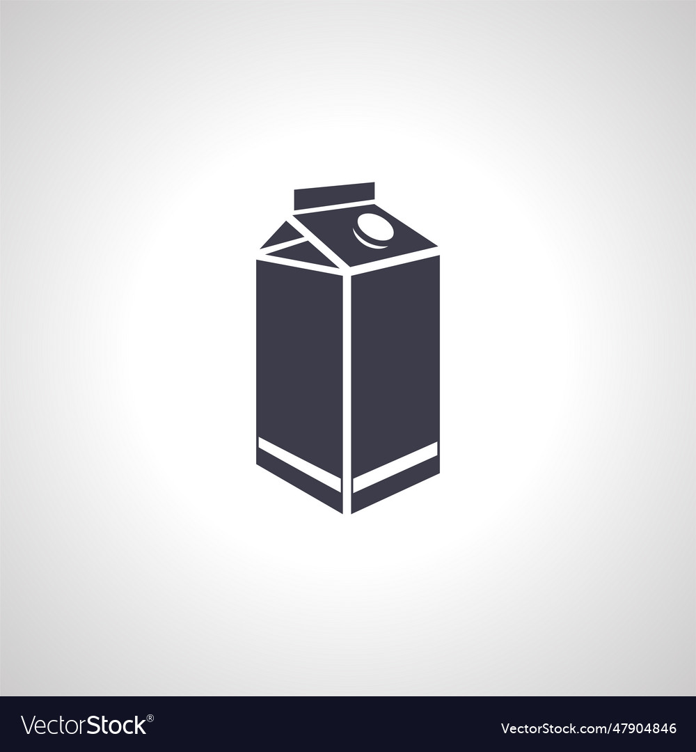 Milk pack icon