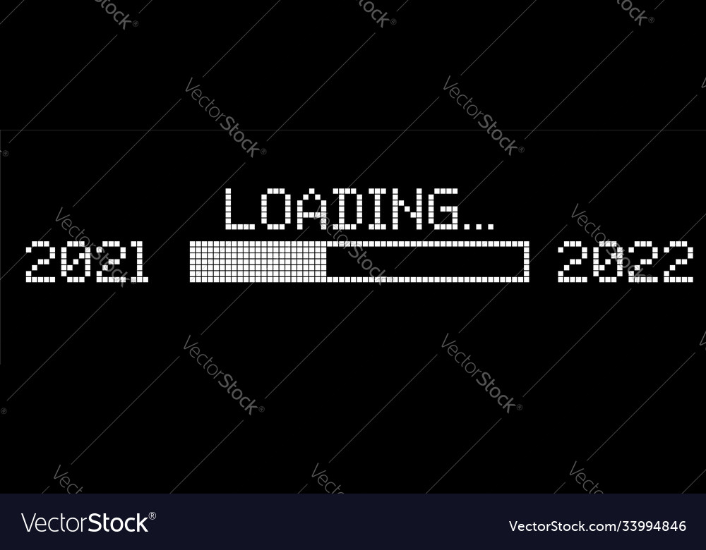 Pixel-Streckenbeladung 2022 vector image Pixel-Streckenbeladung 2022