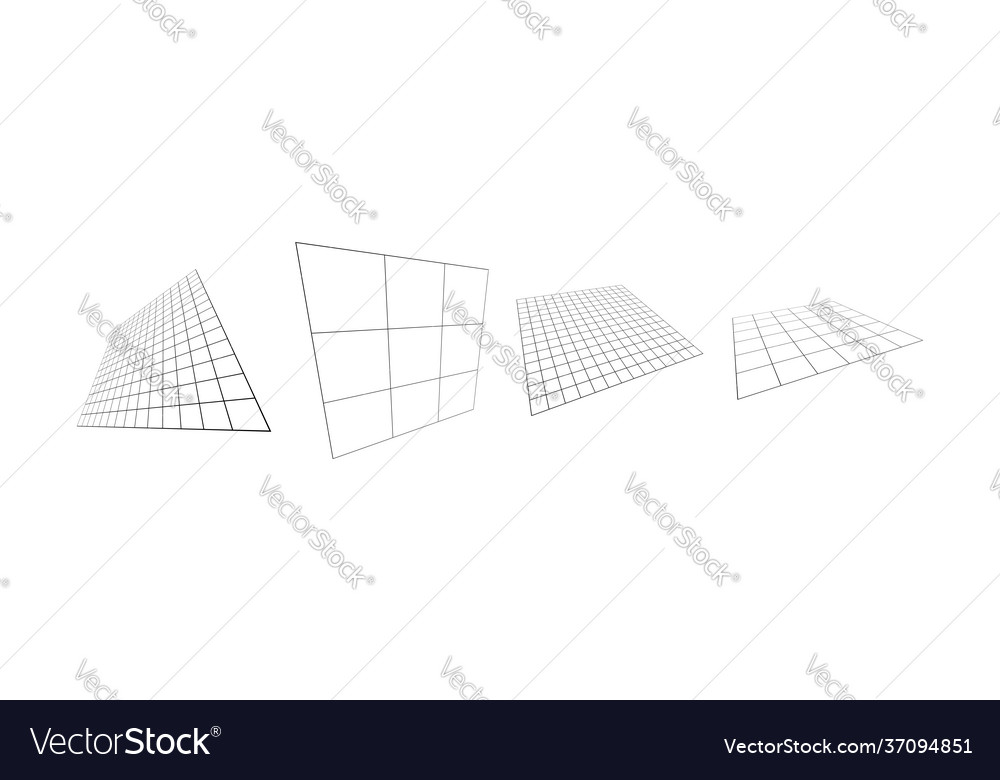 3d angled squared checkered planes in perspective vector image 3d angled squared checkered planes in perspective