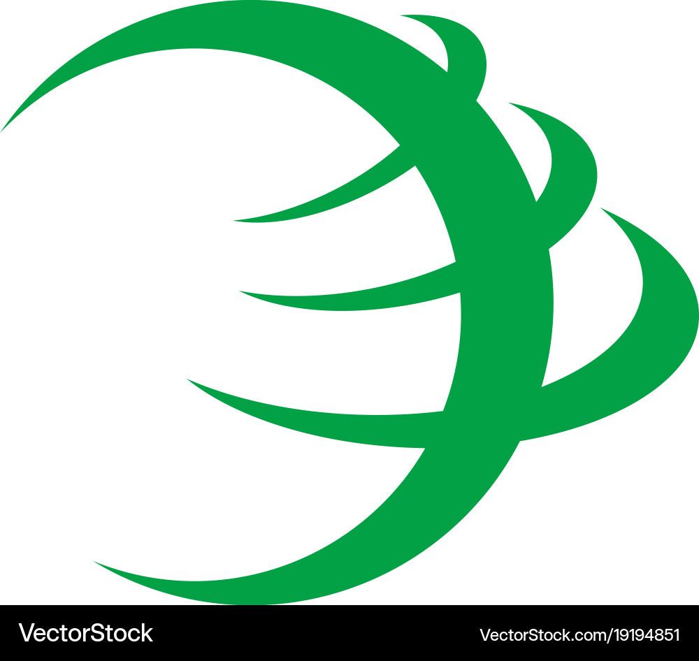 Globe logo Royalty Free Vector Image - VectorStock