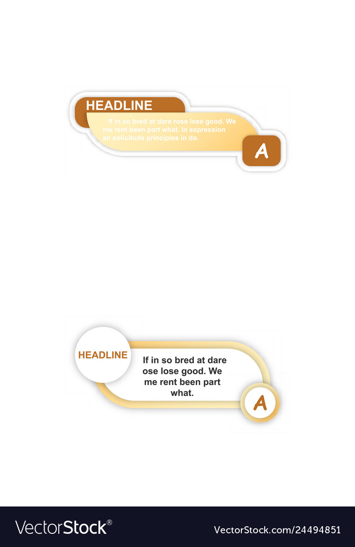 Infographics template four options with paper