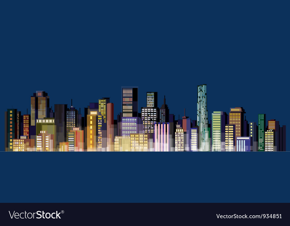 Night City Skyline