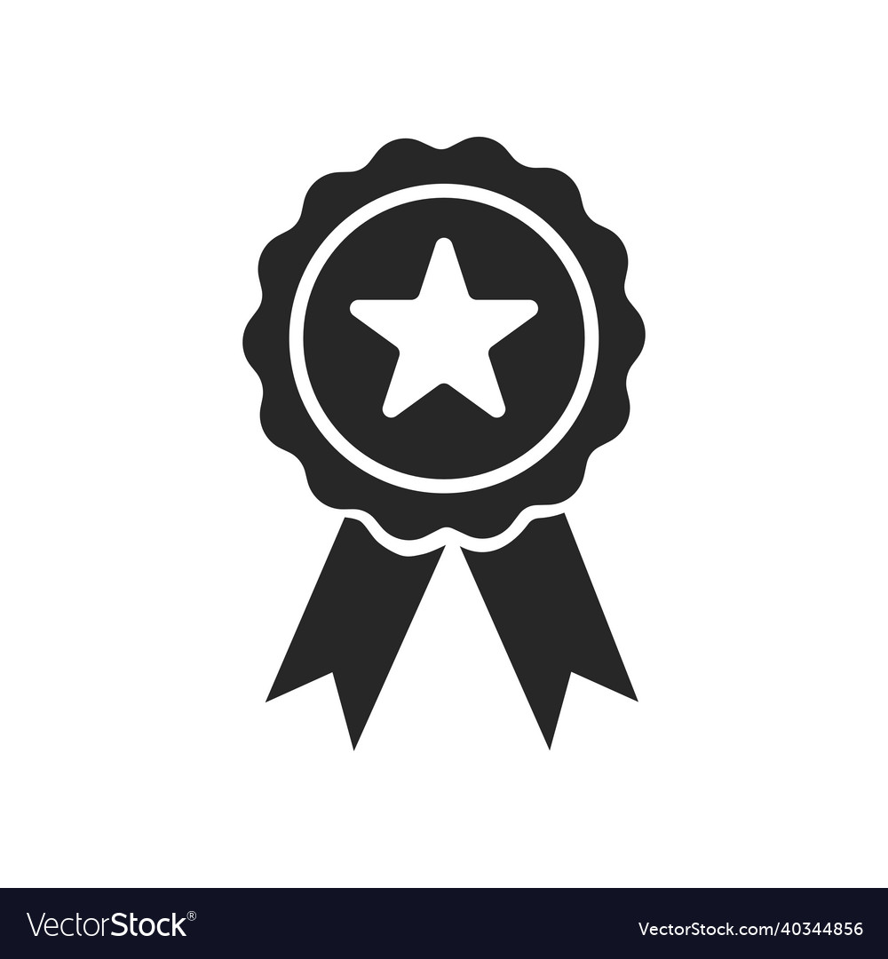 Award icon logo symbol for your website Royalty Free Vector